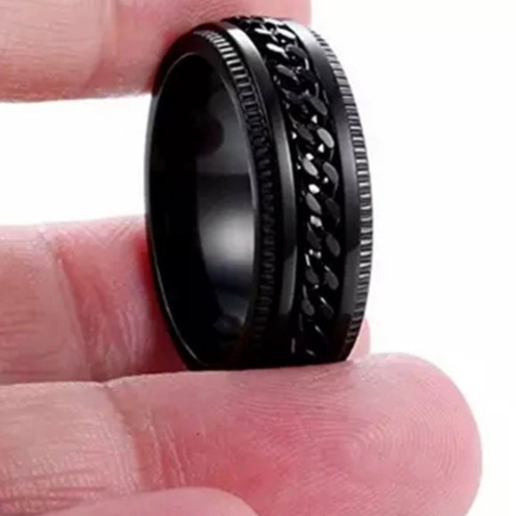 Stainless steel Biker Chain Ring - Picture 3 of 6